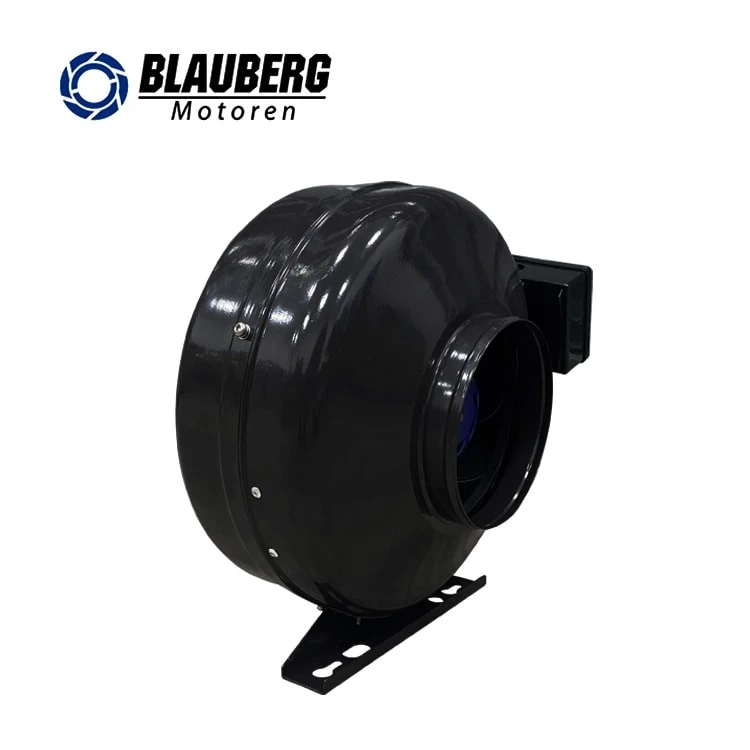 160mm EC 115V Air-condition in Line Duct Fan Centrifugal Fan For Rail Transit Carriers factory